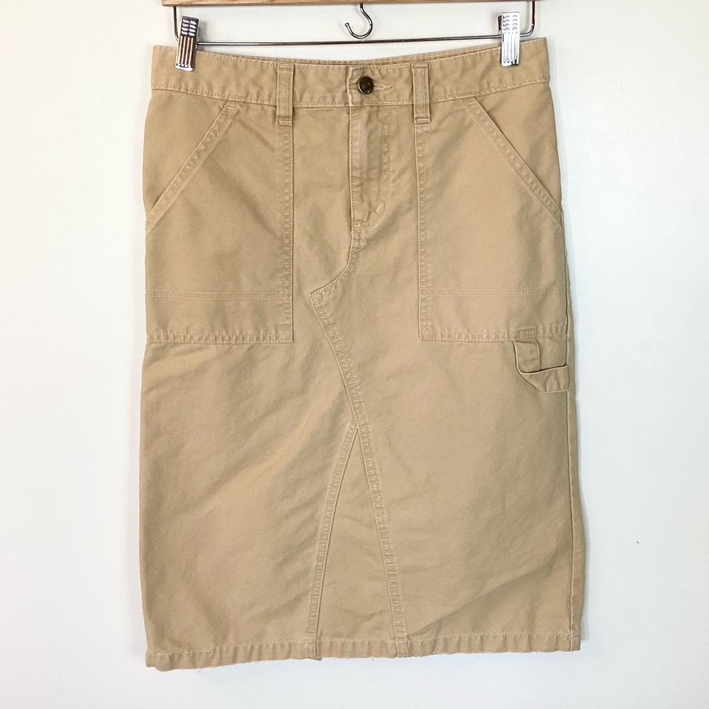 BDG Tan Utility Skirt
